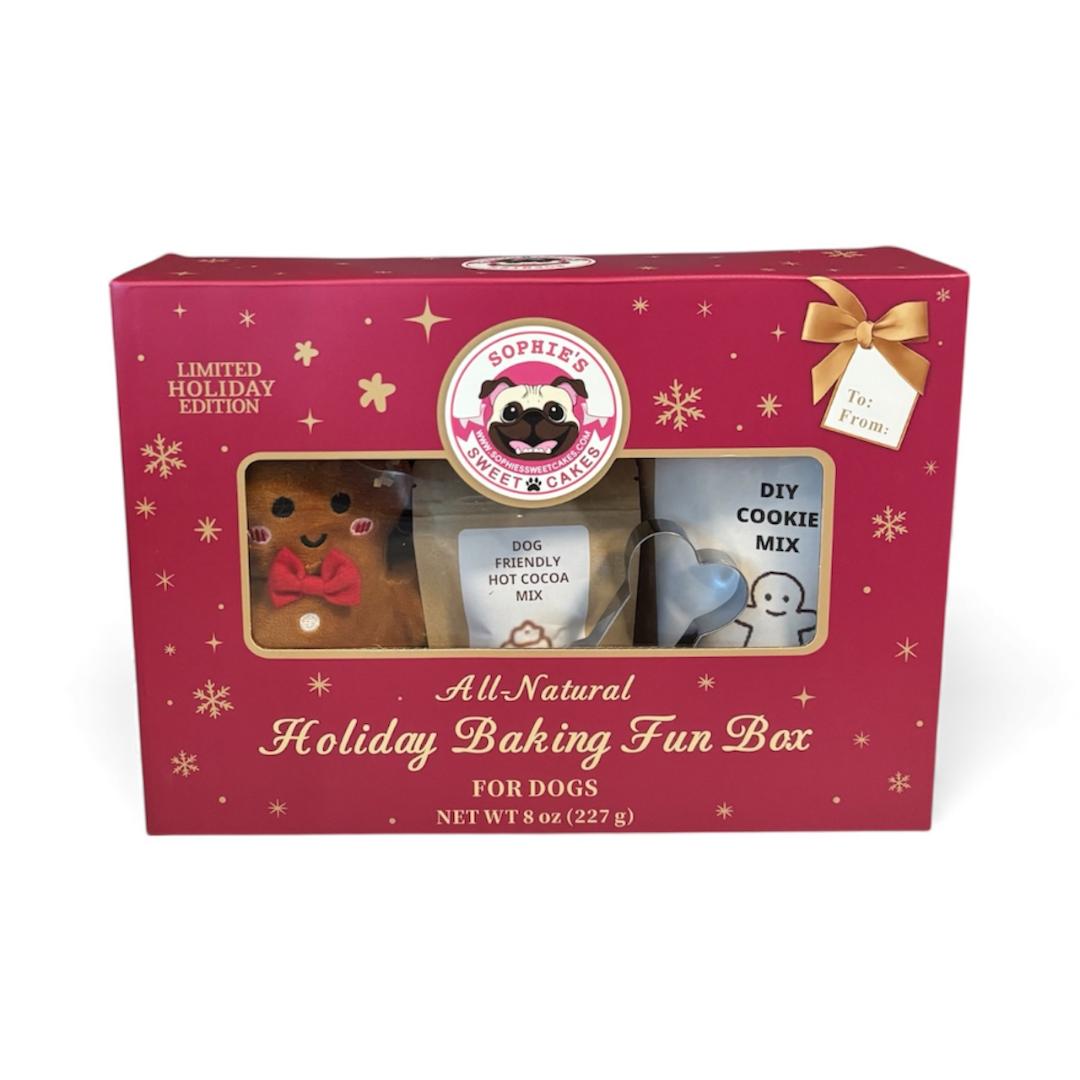 Holiday Baking Fun Box for Dogs - Limited Edition DIY Treats & Toy